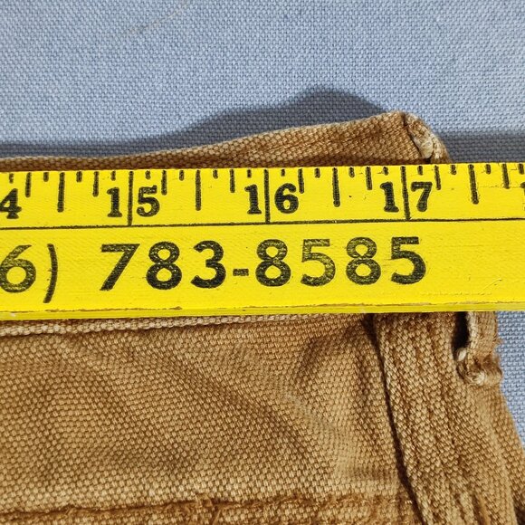 Dickies Carpenter pants men's sz W34/L31 desert brown colour heavy duties canvas - Picture 14 of 16